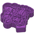 fof-2.png Faith Over Fear FRESHIE MOLD - 3D MODEL MOLDING FOR MAKING SILICONE MOULD