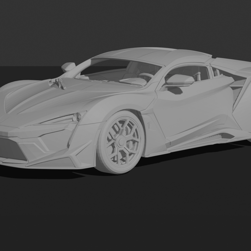 W Motors Fenyr SuperSport 2016 STL 3D Print Model
