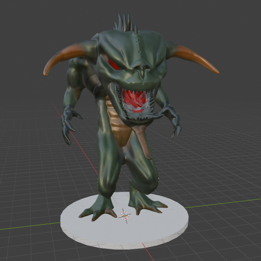 Serpiente del caos 3D model