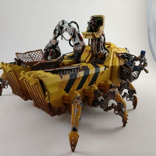 Skitarii Reclaimer bits, new and remixed parts 3D model