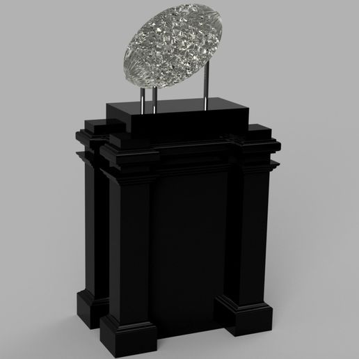 College Football BCS / Coaches Trophy 3D model