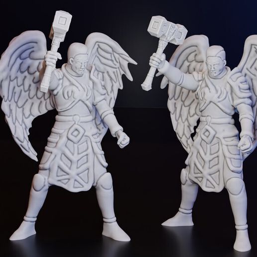 👼 Deva, Angel (DND / TTRPG)・Free 3D File for ・Cults