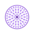 mandala-relief-panel-150mm-part2-pattern.stl Lotus Mandala Relief Panel 150mm - Trivet and Wall Medallion