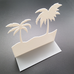 Palmen-1.png Free STL file Play figure board "Palm trees・3D printer model to download
