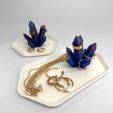 Crystal-Jewelry-Holder-03.jpg STL file Crystal Jewelry Holder・Template to download and 3D print