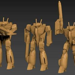 VF1J-Pack-A1.jpg Archivo 3D 1/285 RRT VF-1J Batttroid Battloid - Proyecto Echelon (Pack A)・Objeto de impresión 3D para descargar