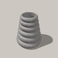 IMG_2601.png Vase with Toroid Thread Design - Unique 3D Model for Vases