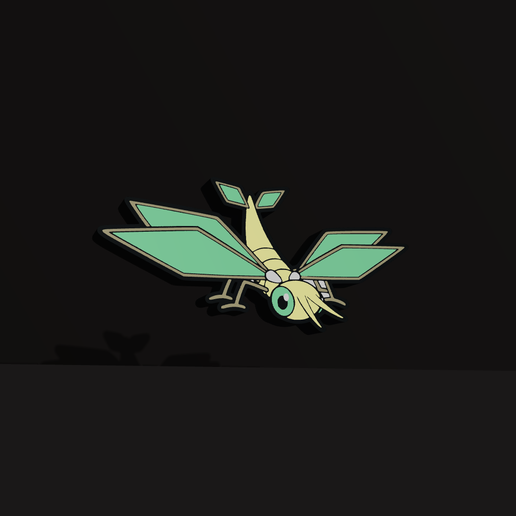 Pokemon Hoenn Vibrava #329 LED Lightbox / Night Light