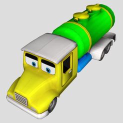 transport_pack_0001.jpg 3D file Water Tanker・3D print model to download