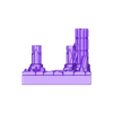 Ancient Ruins - 001.stl Ancient Ruins Dungeon Tile - 001 – Modular 3D Printable Terrain for DnD & Tabletop RPGs (2x2")