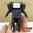 Tv-Man3.png 泰坦电视人（升级版）Skibidi 马桶。泰坦雕塑