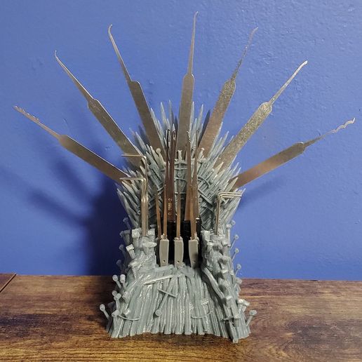throne1.jpeg Iron Throne Locksport Tool Holder (Lock Picks)