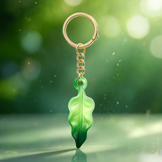 Leaf Keychain | Botanical Nature Cottagecore Bag Charm