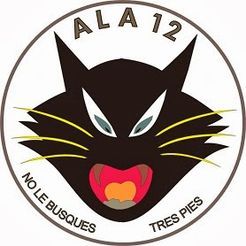 emblema-ala-12-no-le-busques-tres-pies.jpg Fichier STL Logo de l'Aile 12 le Chat・Modèle pour impression 3D à télécharger, carlitojuarez