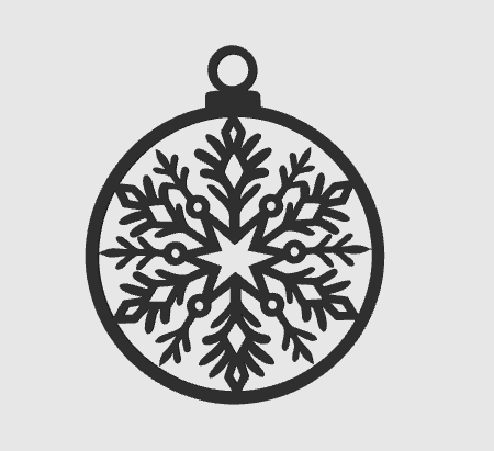 Boule de Noël décorative à imprimer en 3D