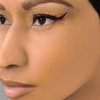 untitled.51.jpg Nicki Minaj bust ready for full color 3D printing