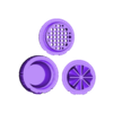 GR NUKE EGG 72X72X88.stl STL file NUKE GRINDER GRINDERKING 3D 72X72X88 MM 3 PIECES WITH THREAD AND RESERVOIR・3D printer design to download