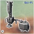 5.jpg Set of futuristic giant drill with drilling hole and sorting annex (3) - Future Sci-Fi SF Post apocalyptic Tabletop Scifi Wargaming Planetary exploration RPG Terrain