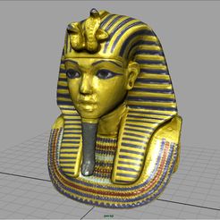 ‘Verts: Edges: Mask of Tutankhamun
