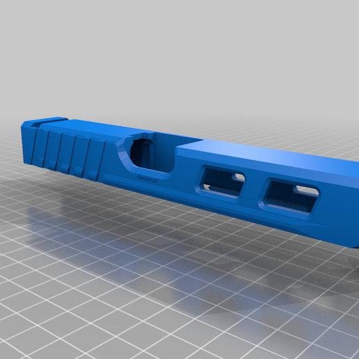 Airsoft Glock 17 Slide MKIV-A 3D model