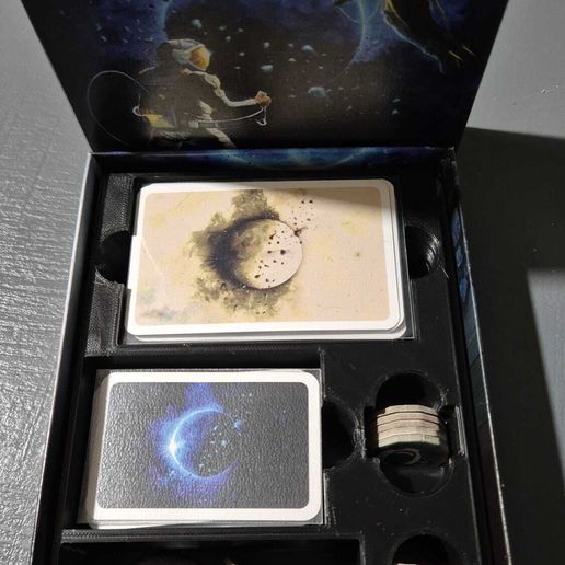 The Crew storage insert - Protected cards (Sleeves) & Instant Setup 🚀👨‍🚀