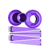 Bottle_Drying_Tree_Starter_Kit.stl Free STL file Wine Bottle Dryer Rack Dowel V3・3D printer design to download
