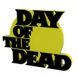 5.png 3D MULTICOLOR LOGO/SIGN - Day of the Dead