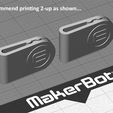 print_display_large.jpg 'Maker Clips'... Paper Clips / Mini Bookmarks for MakerBot users