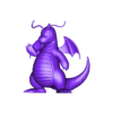 dragonite_obj.OBJ Download OBJ file dragonite pokemon • 3D printable object, ydeval