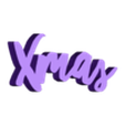 Xmas.stl Christmas Lettering Blocks