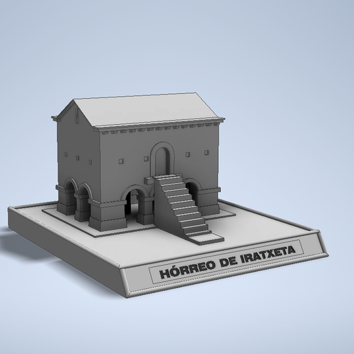 HORREO-4.png Download STL file GRANARY OF IRATXETA • Model to 3D print, FurtadoLand