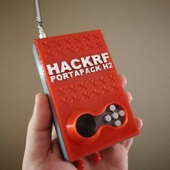 IMG_20200412_021047.jpg Download free STL file Magnetic faceplate protector for HackRF Portapack H2 case • 3D print model, eried