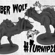 Tuber_Wolfpng.png Free STL file Wargaming Miniatures - Tuber Wolf and Giant Mushroom・3D printer design to download