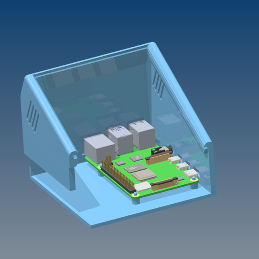 Octopi Ender 5 Case Rpi3 +Rpi4