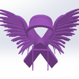 Artifact_3.PNG Necklace, artifact, pin,and key chain (hero ribbon) for stopping woman abuse