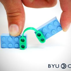 944135751e96f6af40edcd0e175d3859_display_large.jpg Free STL file FlexLinks: Fixed-Fixed Beam - Half Circle (LEGO Compatible)・3D print design to download