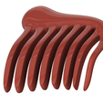 Hair-comb-14-v3-07.png FRENCH PLEAT HAIR COMB Multi purpose Female Style Braiding Tool hair styling roller braid accessories for girl headdress weaving fbh-14 3d print cnc