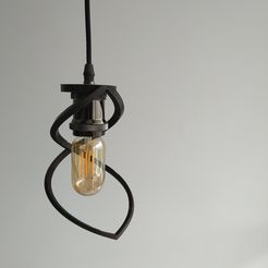 IMG_20210508_120840.jpg Fichier STL Lampe suspendue minimaliste・Modèle à imprimer en 3D à télécharger