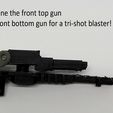 combine the front top gun and front bottom gun for a tri-shot blaster! Rolling Thunder OP Legacy Bulkhead upgrade kit