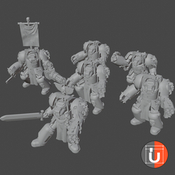 folder_02.png Fichier STL gratuit Spécial 2000 adeptes ! Escouade de commandement des Heavy Space Soldiers・Modèle imprimable en 3D à télécharger