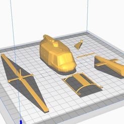 UH1.jpg Archivo STL Modelo de helicóptero UH-1 Huey・Objeto de impresión 3D para descargar