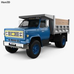 image-1.jpg 3D file 3D Printed Chevrolet C70 Dump Truck・3D print design to download