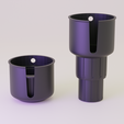 2.png Foldable cup holder for 3D print 3D print model
