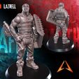 720X720-LATRELL_POSE122.jpg LATRELL SHIELD SURVIVOR ZOMBIE ARMOR DND PRE-SUPPORTED