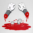 00000.png Kaws Red Blanket x Bloody Hands Companion