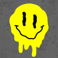 DqXUIJ879465132.MW4AIUI3g.png MELTY SMILEY - READY TO PRINT! 3D PRINTABLE STENCIL