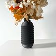 untitled-2058.jpg The Juny Vase, Modern and Unique Home Decor for Dried and Preserved Flower Arrangement  | STL File