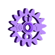GEAR-16T_R2.stl Archivo STL gratis Engranaje (s) matemático (s)・Modelo para descargar y imprimir en 3D