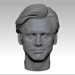 X1.png The Truman Show Jim Carrey Head sculpture 3D print model