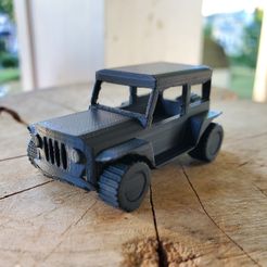 20200624_185714.jpg Descargar archivo STL gratis El jeep estacionario Tinker Cad・Modelo para la impresora 3D
